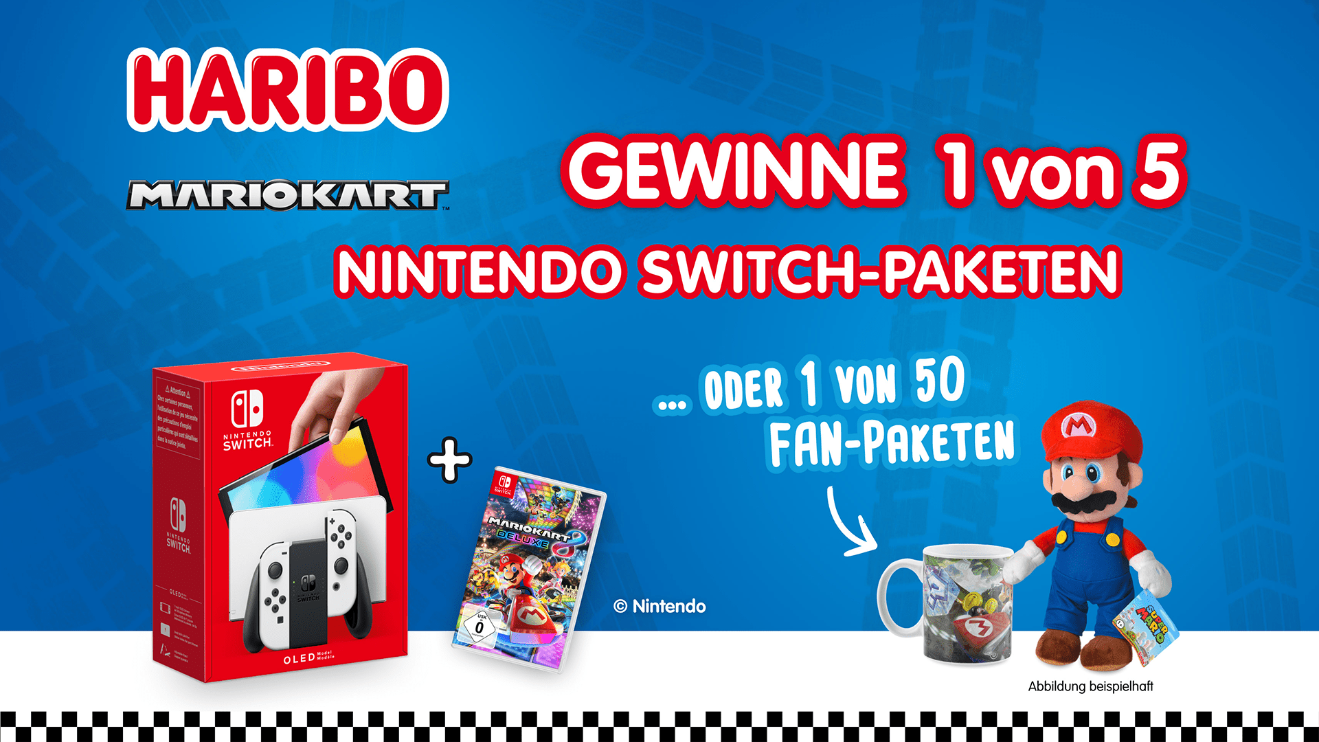 HARIBO x Mario Kart Gewinnspiel – Nintendo Switch-Pakete und Mario Kart-Fan-Pakete gewinnen