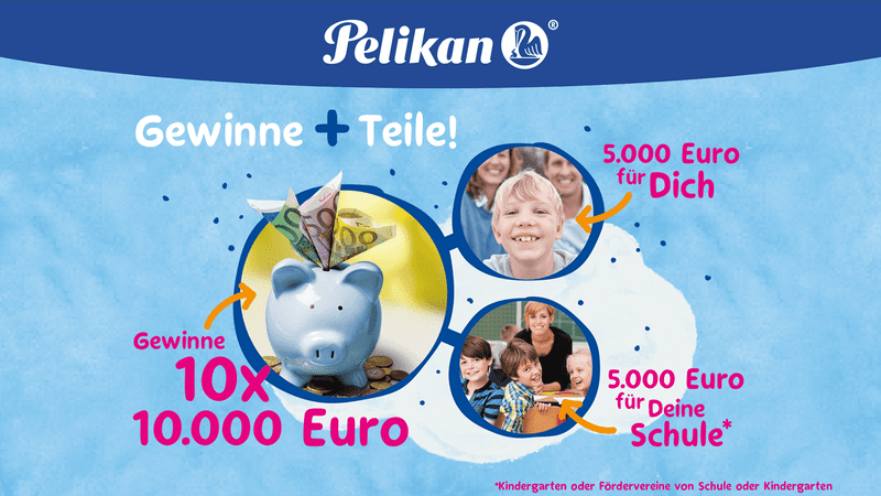 Pelikan Gewinnspiel – Gewinne Geldpreise, Handelsgutscheine und HABA-Gutscheine