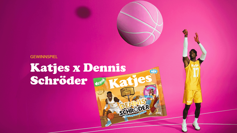 Katjes Gewinnspiel – Meet & Greet mit Dennis Schröder, signierte Trikots, Basketballschuhe und Basketbälle gewinnen