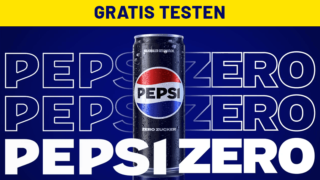 Pepsi Cola gratis testen