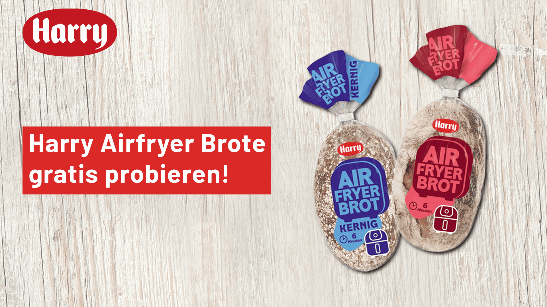 Harry Airfryer Brote Gratis Probieren