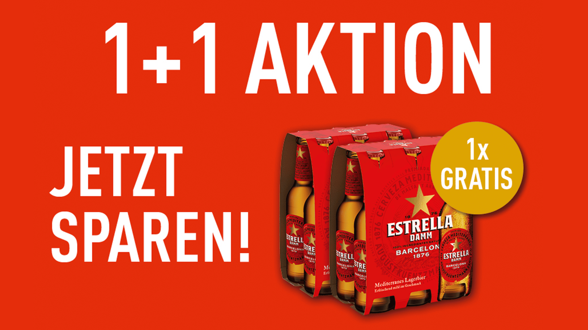 Estrella Damm 2 für 1 Aktion