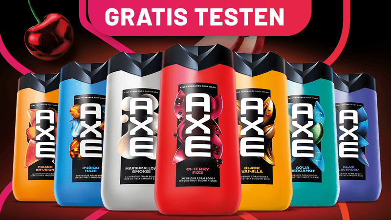 AXE Fine Fragrance Body Wash Gratis Testen