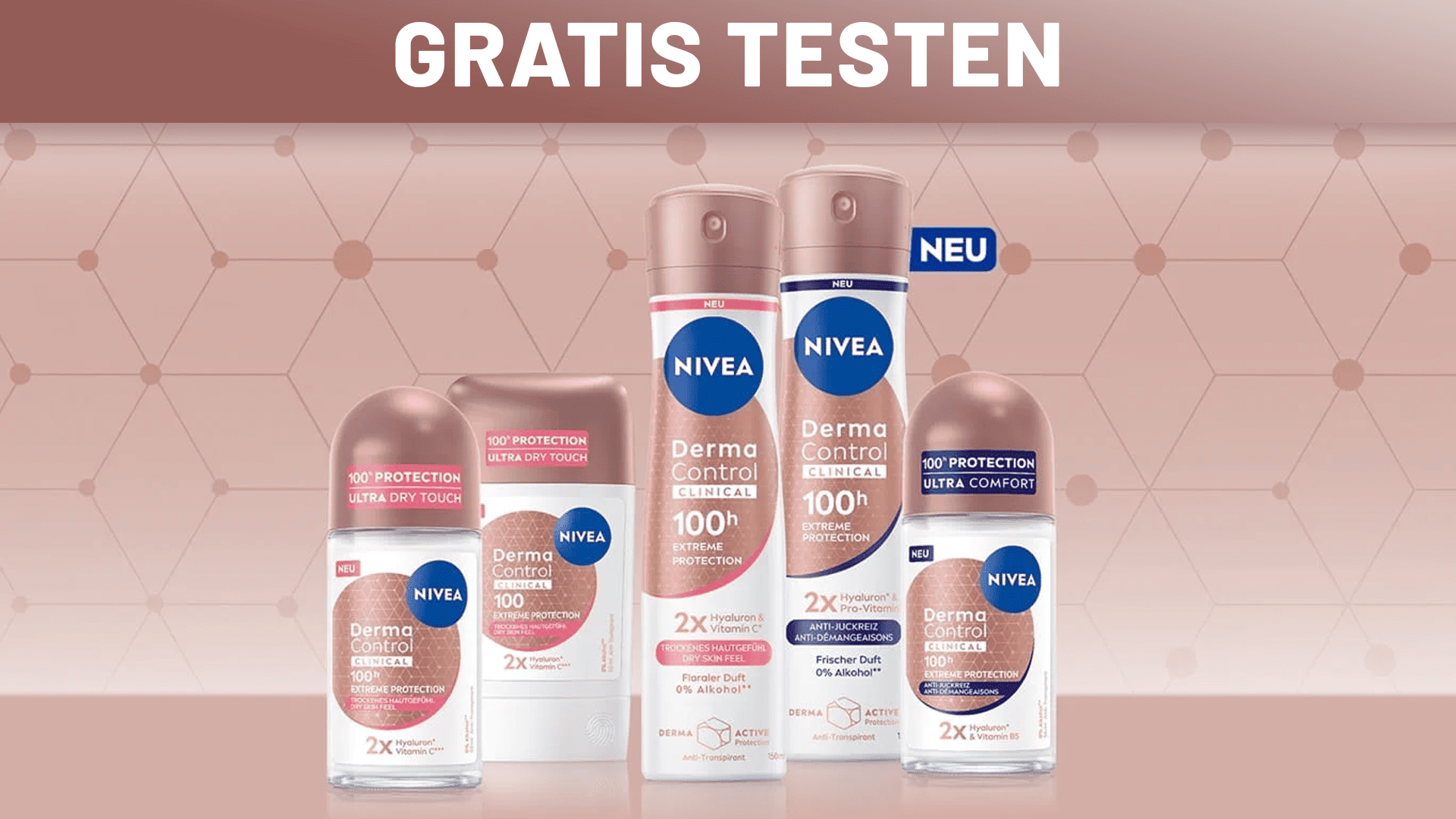 NIVEA Derma Control Clinical Gratis Testen
