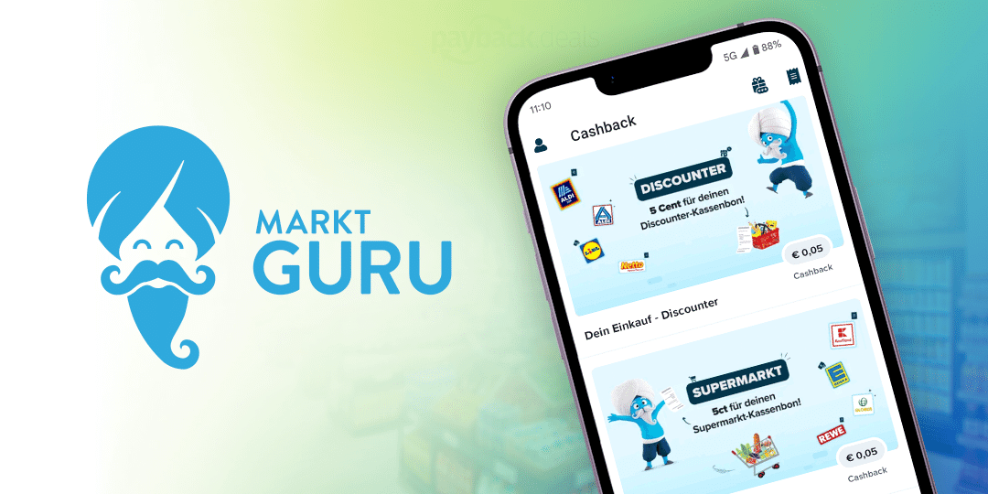 Marktguru Cashback-App - spare Geld beim Einkauf